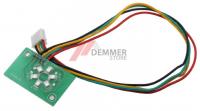 Центральный LED светодиод гироскутера 10.5" (со стороны АКБ)