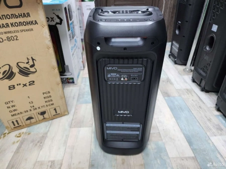 Колонка портативная mivo MD-802 2 микрофона 120W