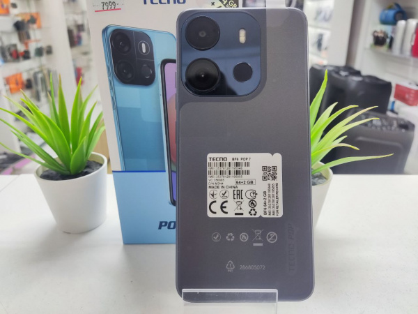 Tecno Pop 7 Pro 2/64 ГБ Черный