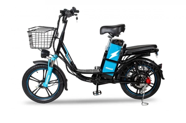 Электровелосипед Minako V8 PRO 12Ah (blue)