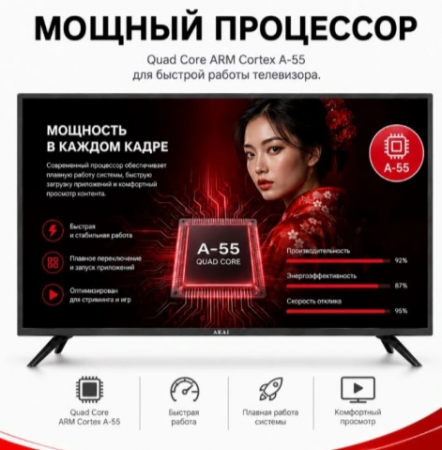 43" Телевизор Q-LED AKAI TA43BQ900