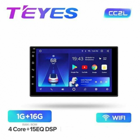 Автомобильная магнитола Teyes с android, gps и bluetooth