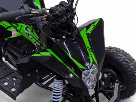 Детский электрический квадроцикл MOTAX GEKKON E1300 Черный-Зеленый