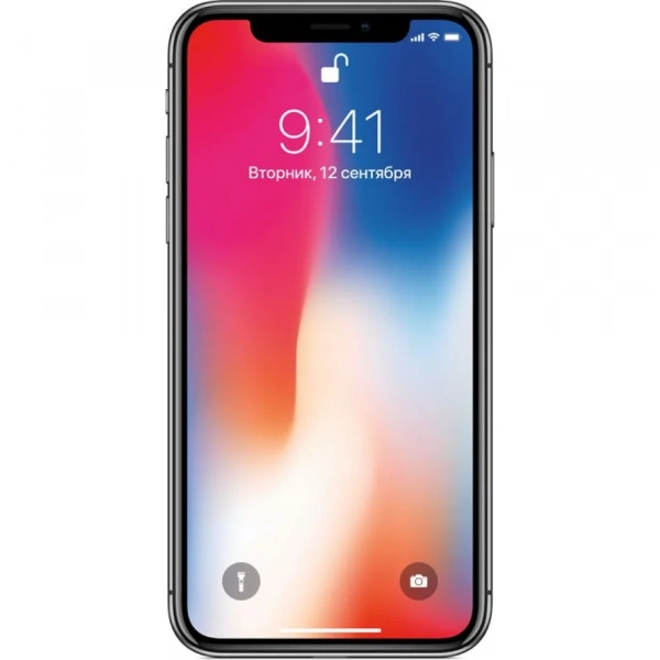 Apple iPhone X, Пространственно-серый, 256 ГБ