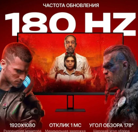 Игровой монитор 23.8" Xiaomi Redmi 180Hz