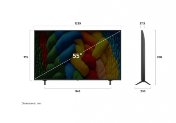 50 телевизор NANO LED LG 55nANO81A6A.ARUG 2026 