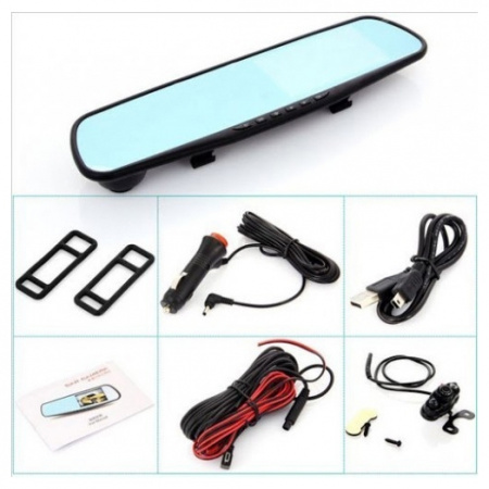 Видеорегистратор-зеркало Vehicle blackbox dvr
