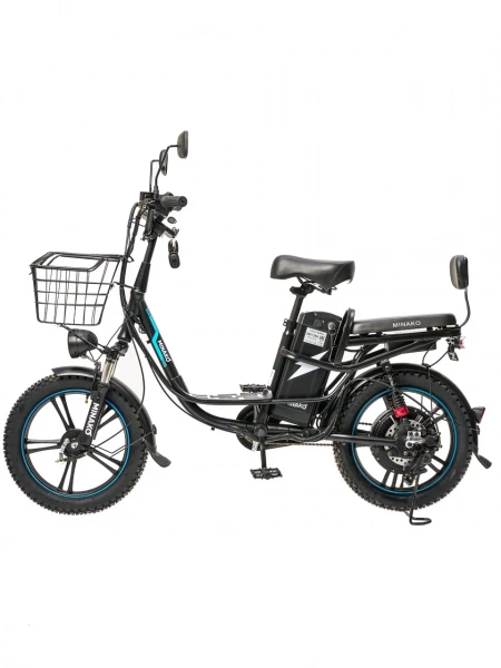 Электровелосипед Minako V8 PRO 12Ah (black)