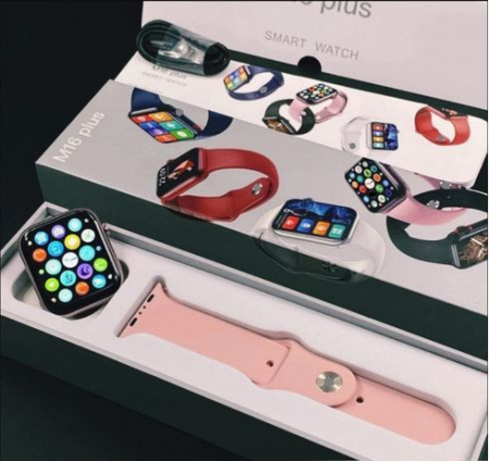 Smart Watch M16 Plus с активным колесиком кнопкой